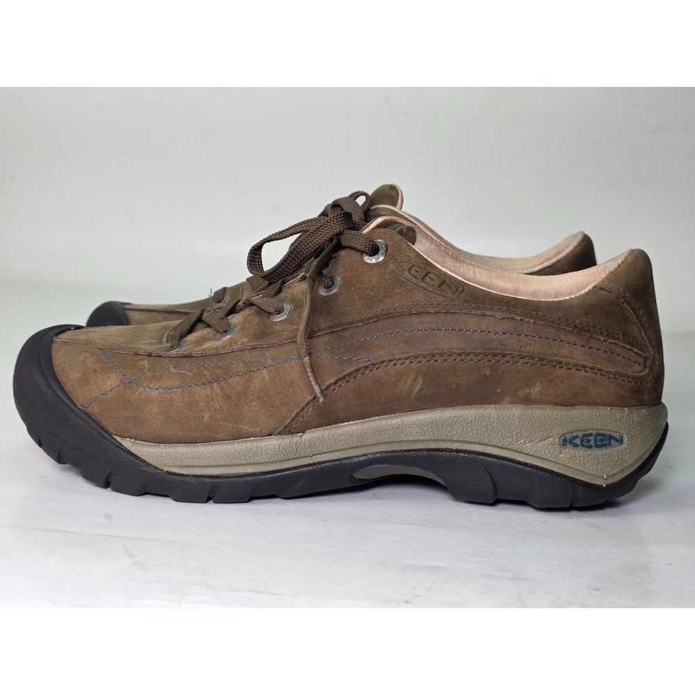 Keen Toyah Women's Hiking Sneakers Size 9 EU 39.5 Brown Leather Walking Shoes - Picture 2 of 10